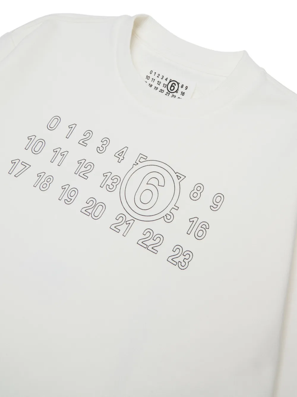 MM6 Maison Margiela Kids Trui met logoprint Wit