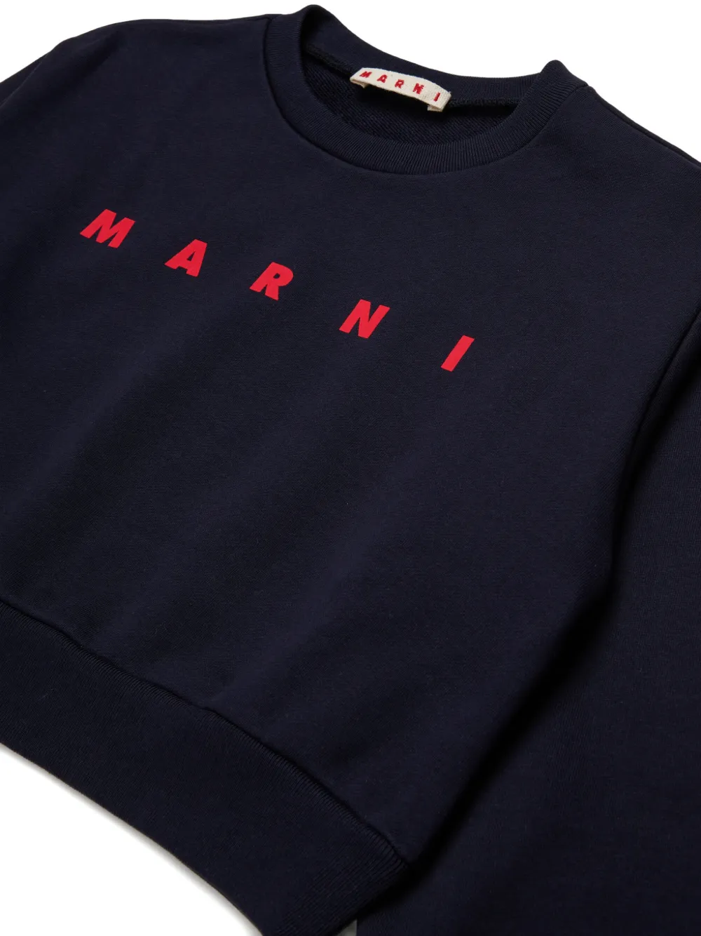 Marni Kids Trui met logoprint Blauw