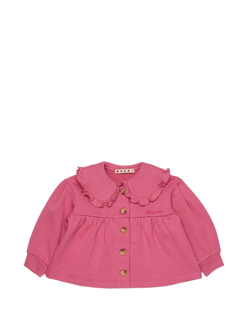 Marni Kids Giacca con ricamo - Rosa