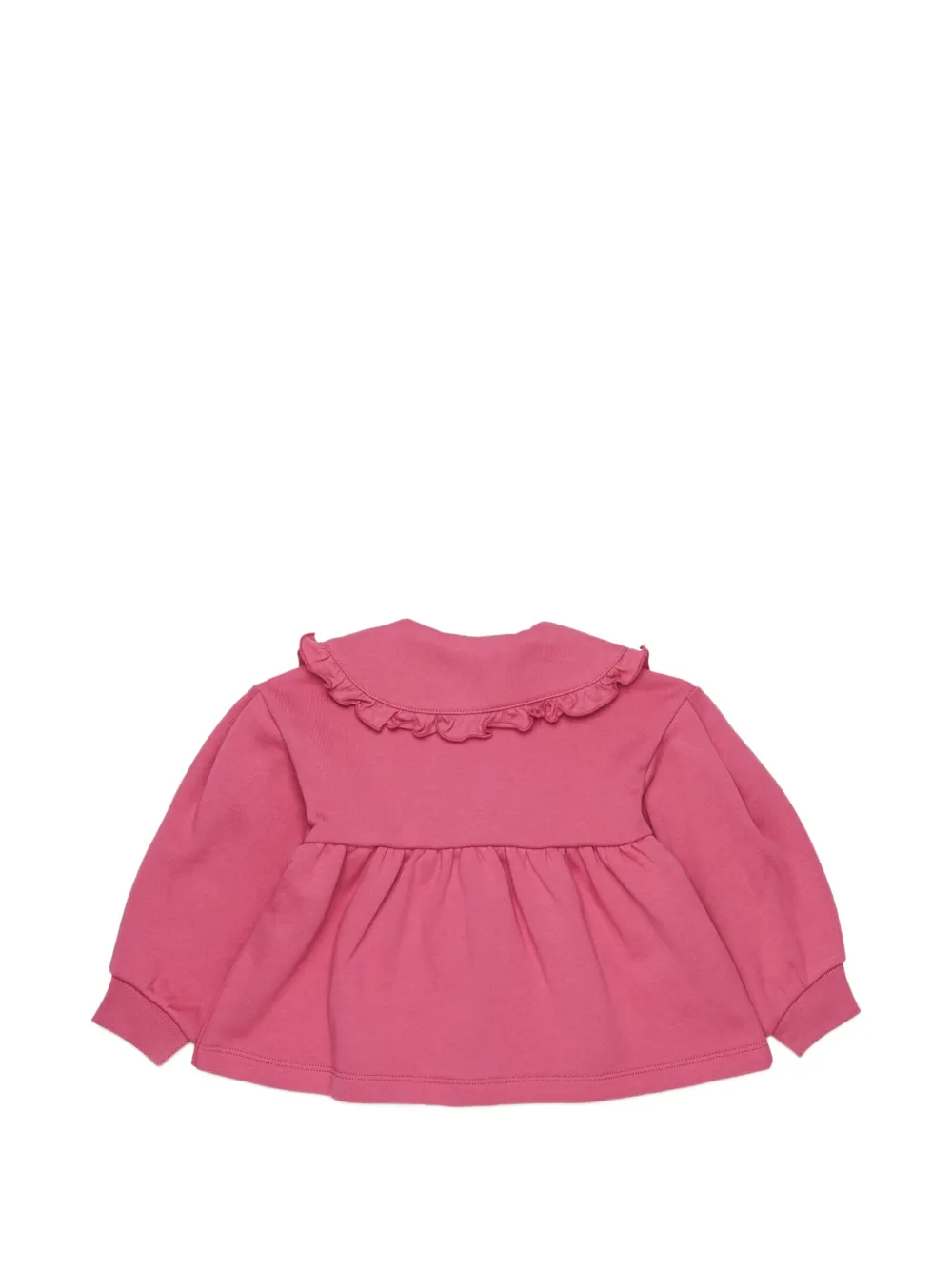 Marni Kids Vest met ruches kraag en borduurwerk Roze