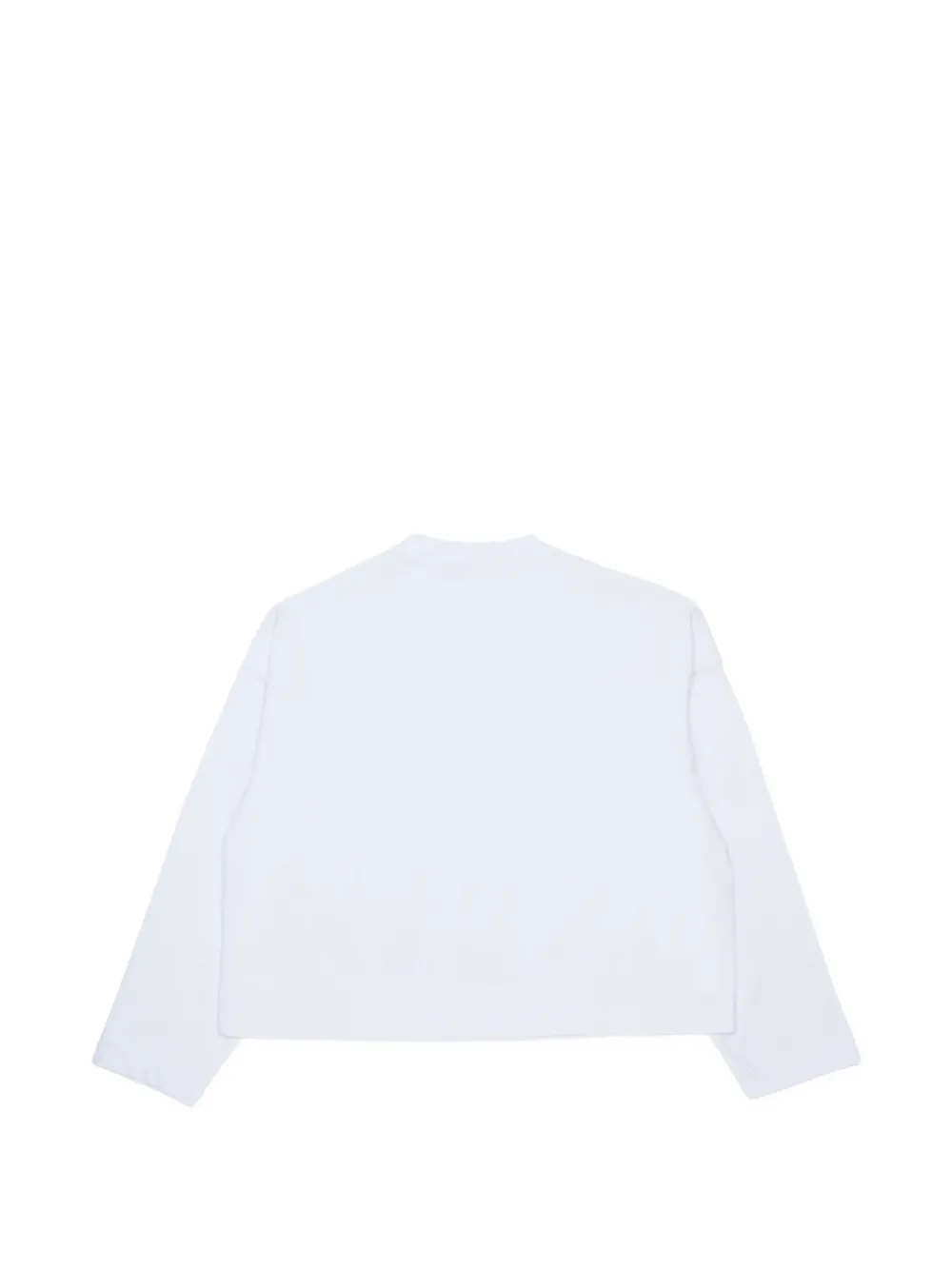 Marni Kids T-shirt met artistieke print en lange mouwen Wit
