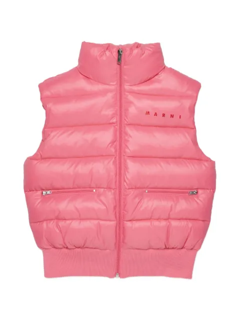 Marni Kids Bodywarmer met logoprint