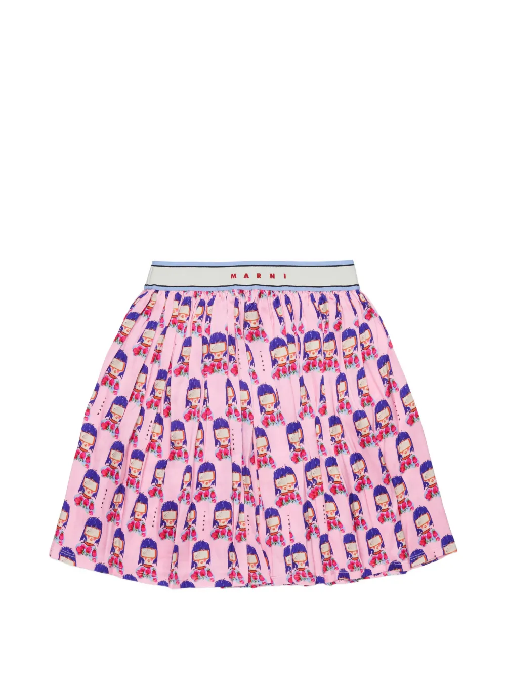 Marni Kids Gonna con stampa grafica - Rosa