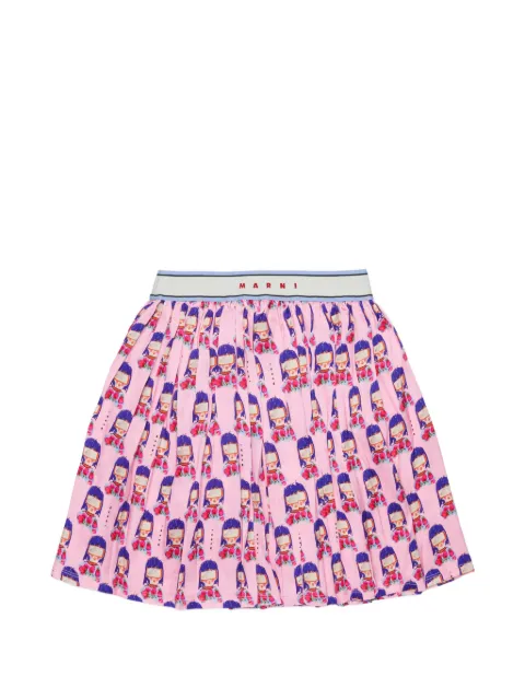 Marni Kids graphic-print skirt