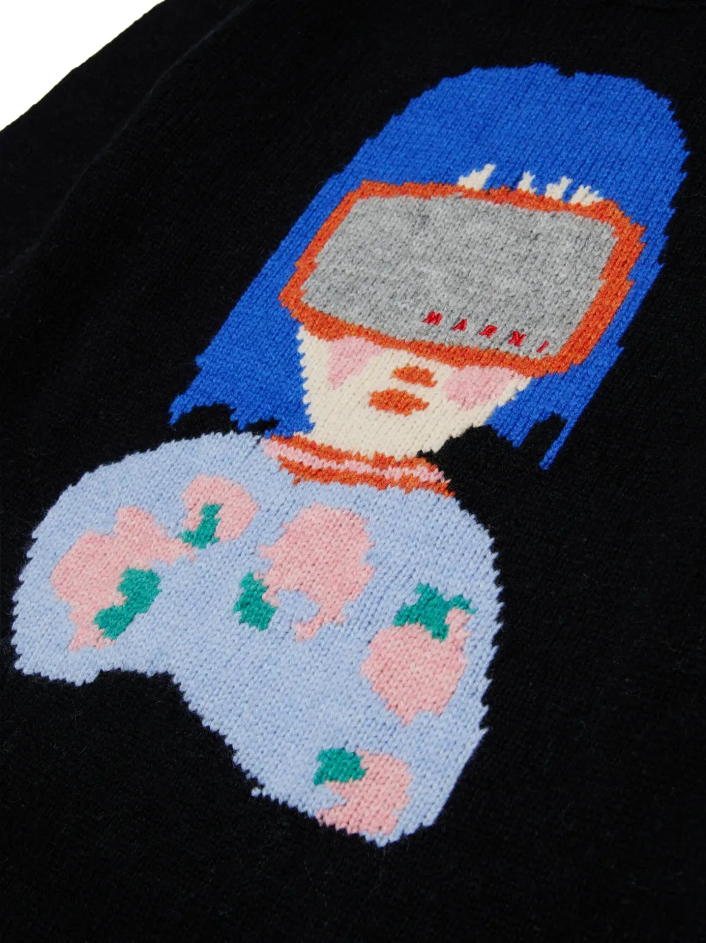 Marni Kids Jurk met lange mouwen Zwart