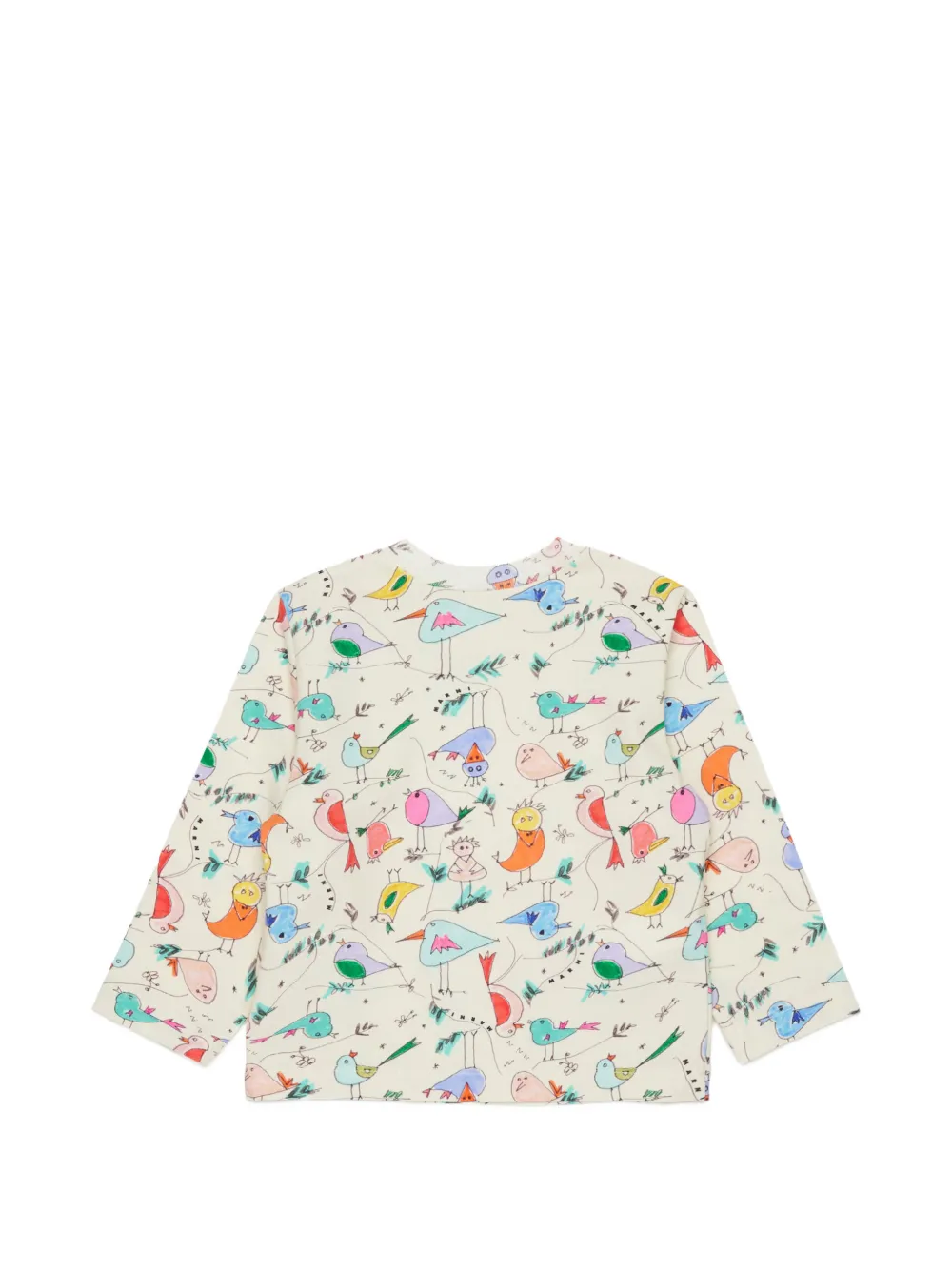 Marni Kids T-shirt met print Beige