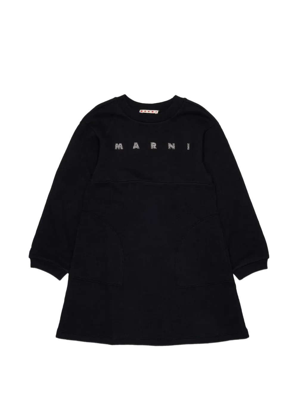 Marni Kids Abito con strass - Nero