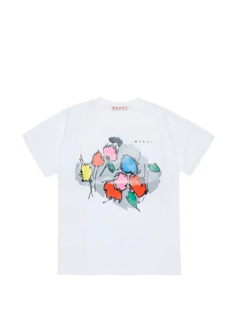 Marni Kids t-shirt à fleurs