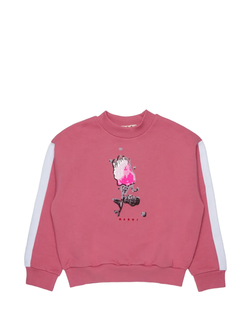 Marni Kids Maglione con paillettes - Rosa