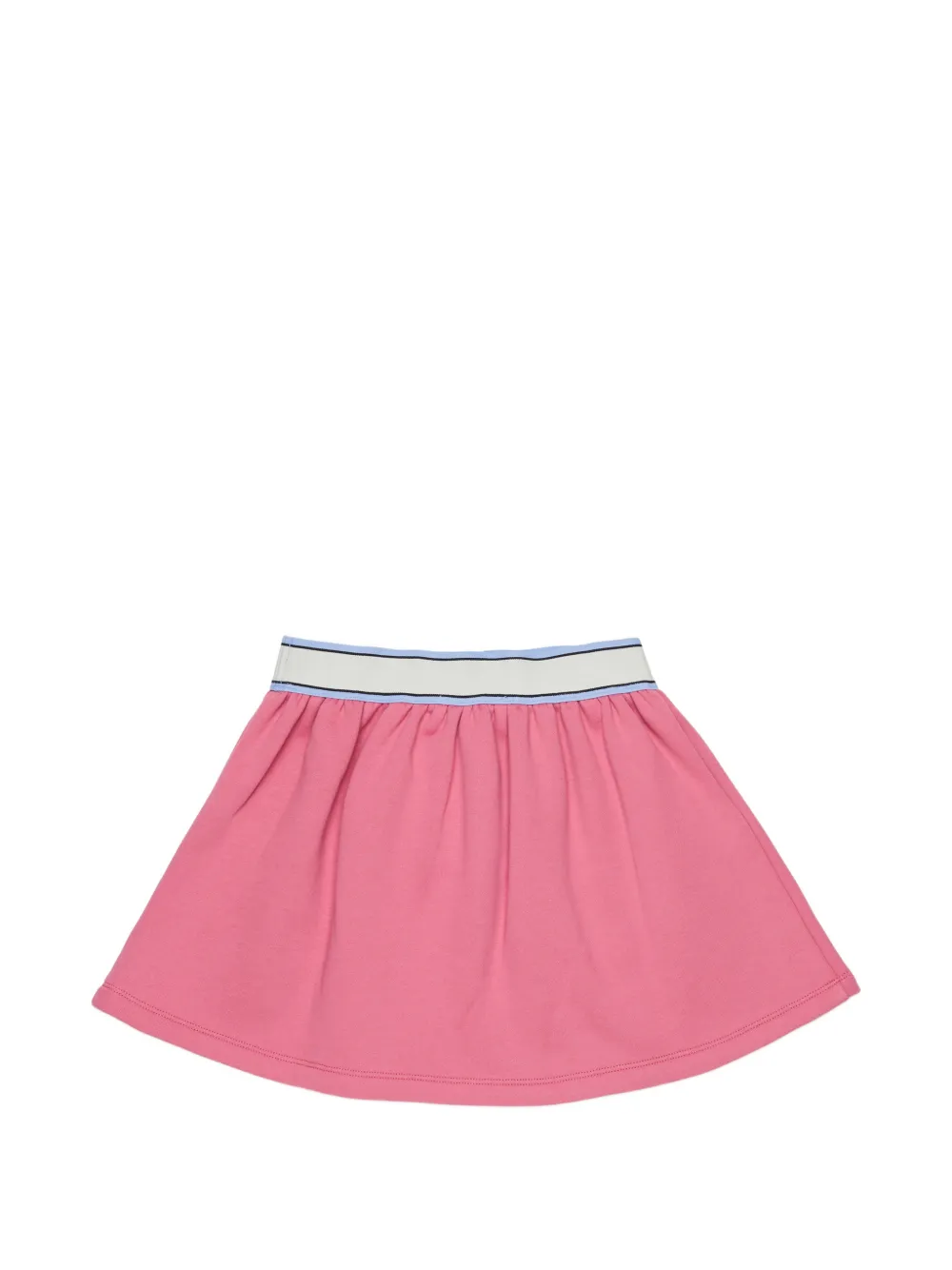 Marni Kids Gesmockte rok met logoband Roze