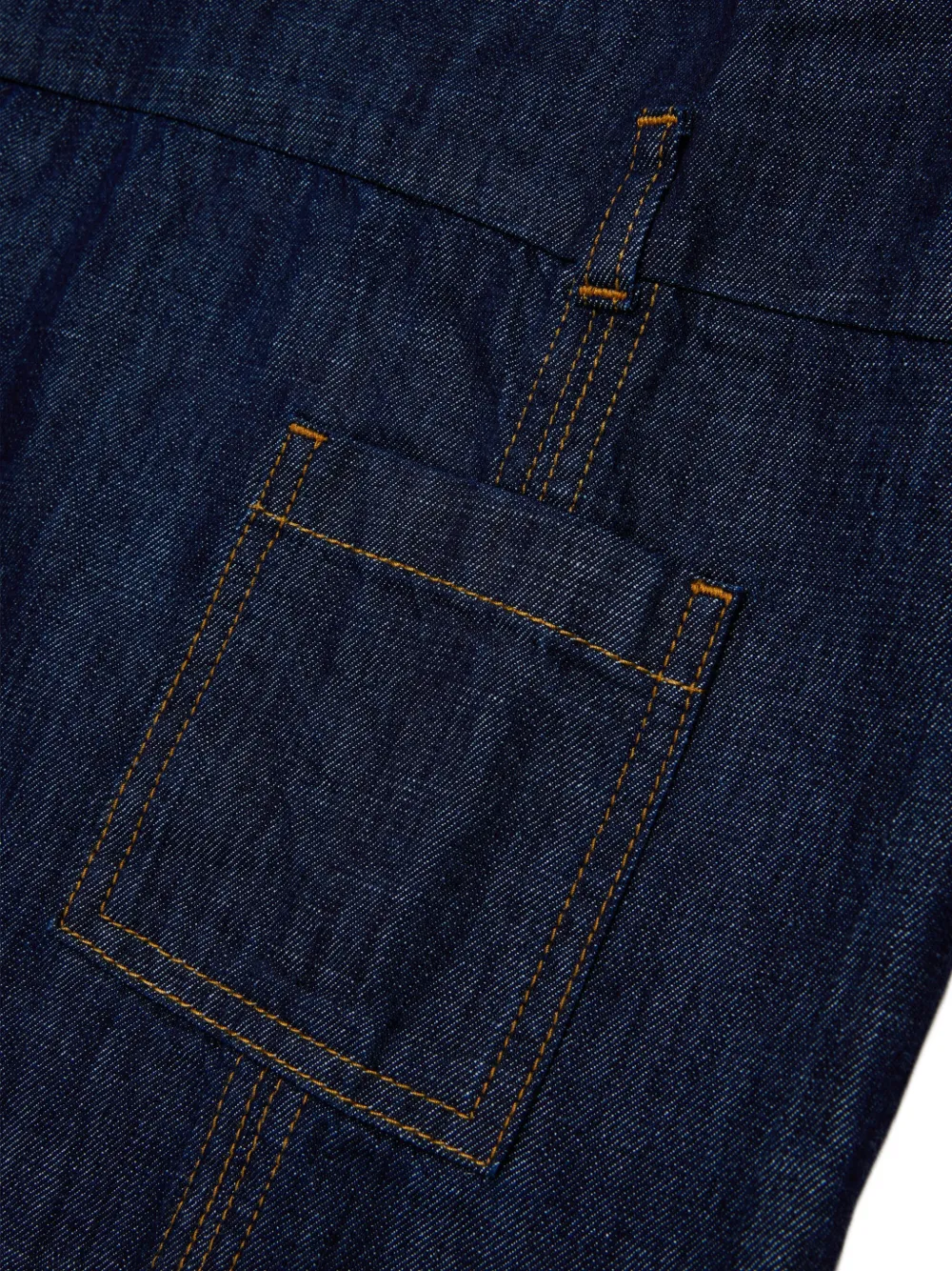 Marni Kids Jurk met geborduurd logo en opgestikte zak Blauw