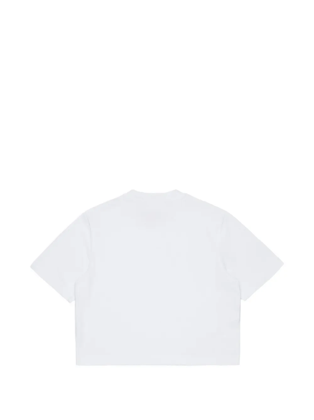 Marni Kids Cropped T-shirt Wit