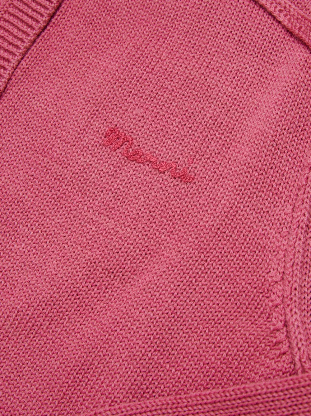 Marni Kids Vest met geborduurd logo Roze