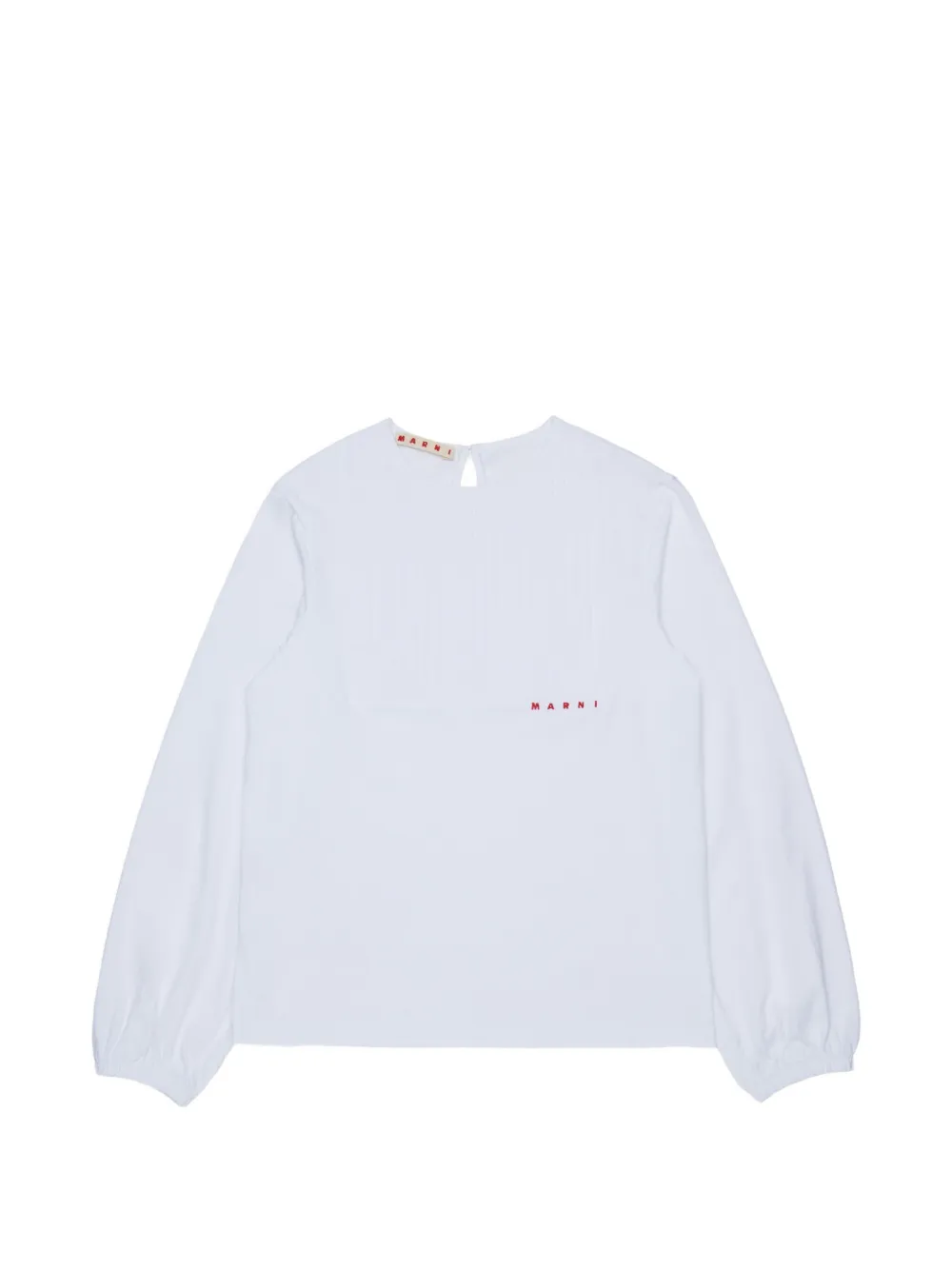Marni Kids T-shirt con maniche lunghe - Bianco