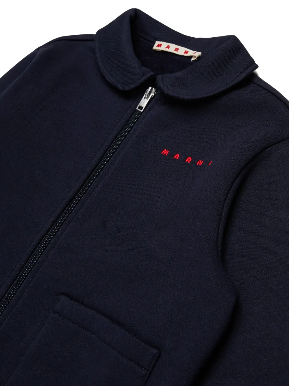 Marni Kids Trui met geborduurd logo Blauw