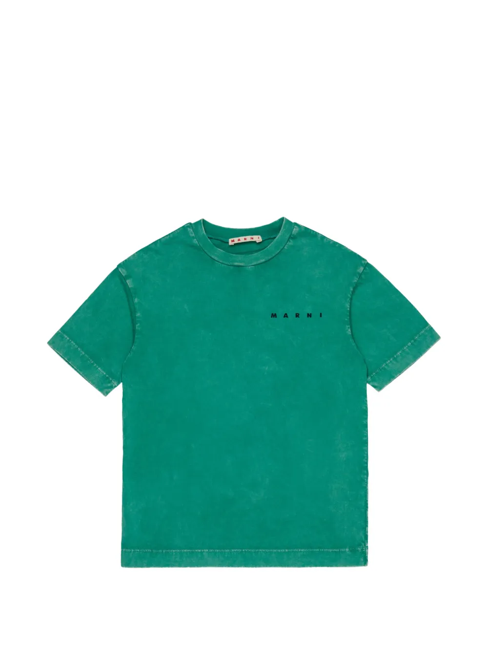 Marni Kids T-shirt con logo - Verde
