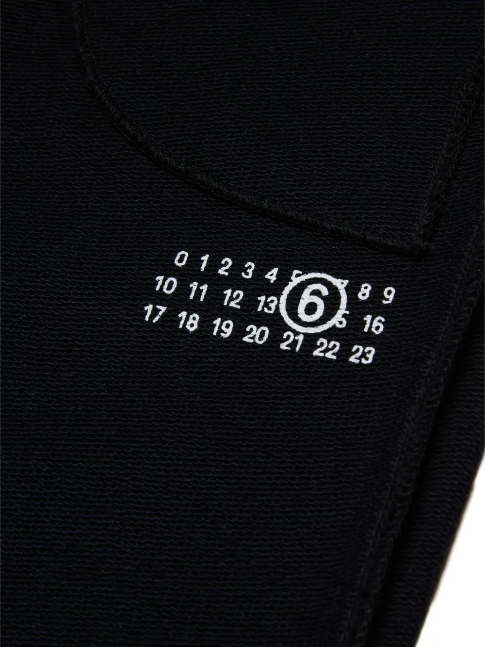 MM6 Maison Margiela Kids Broek met wijde pijpen Zwart