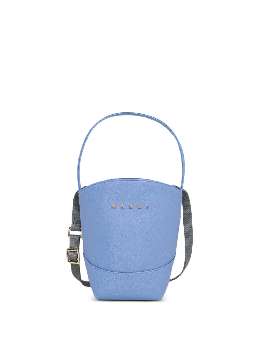 Marni Kids Borsa a spalla Flower Basket - Blu