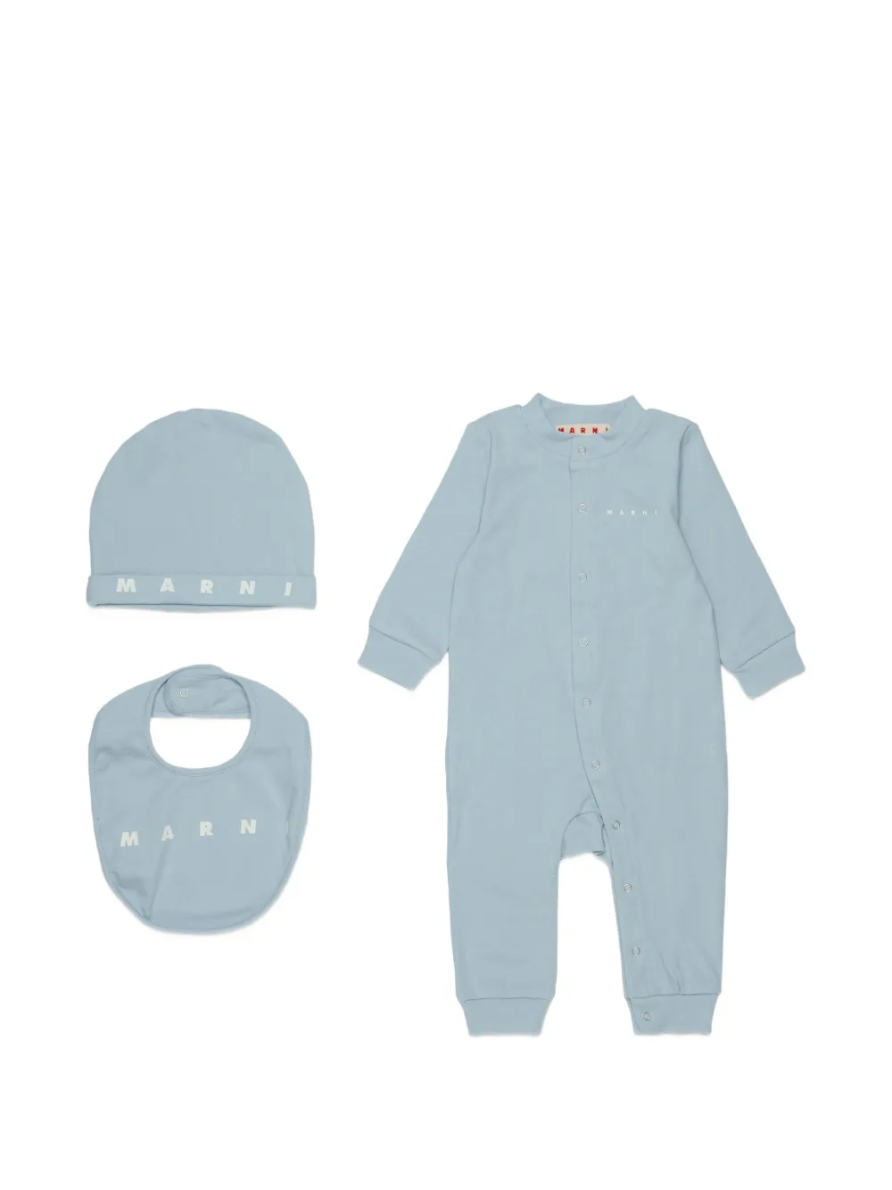 Marni Kids Tutina con stampa (3 pezzi) - Blu