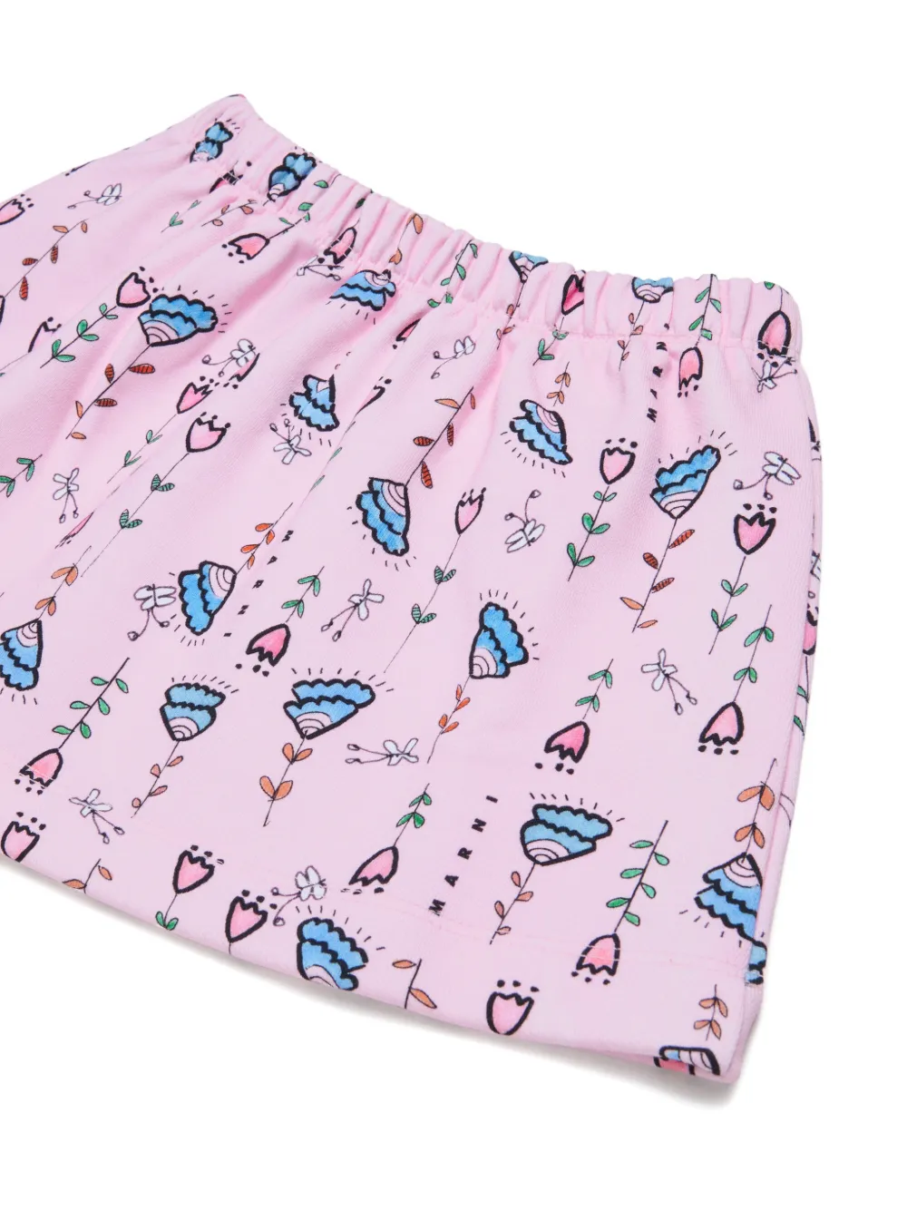 Marni Kids Rok met bloemenprint Roze