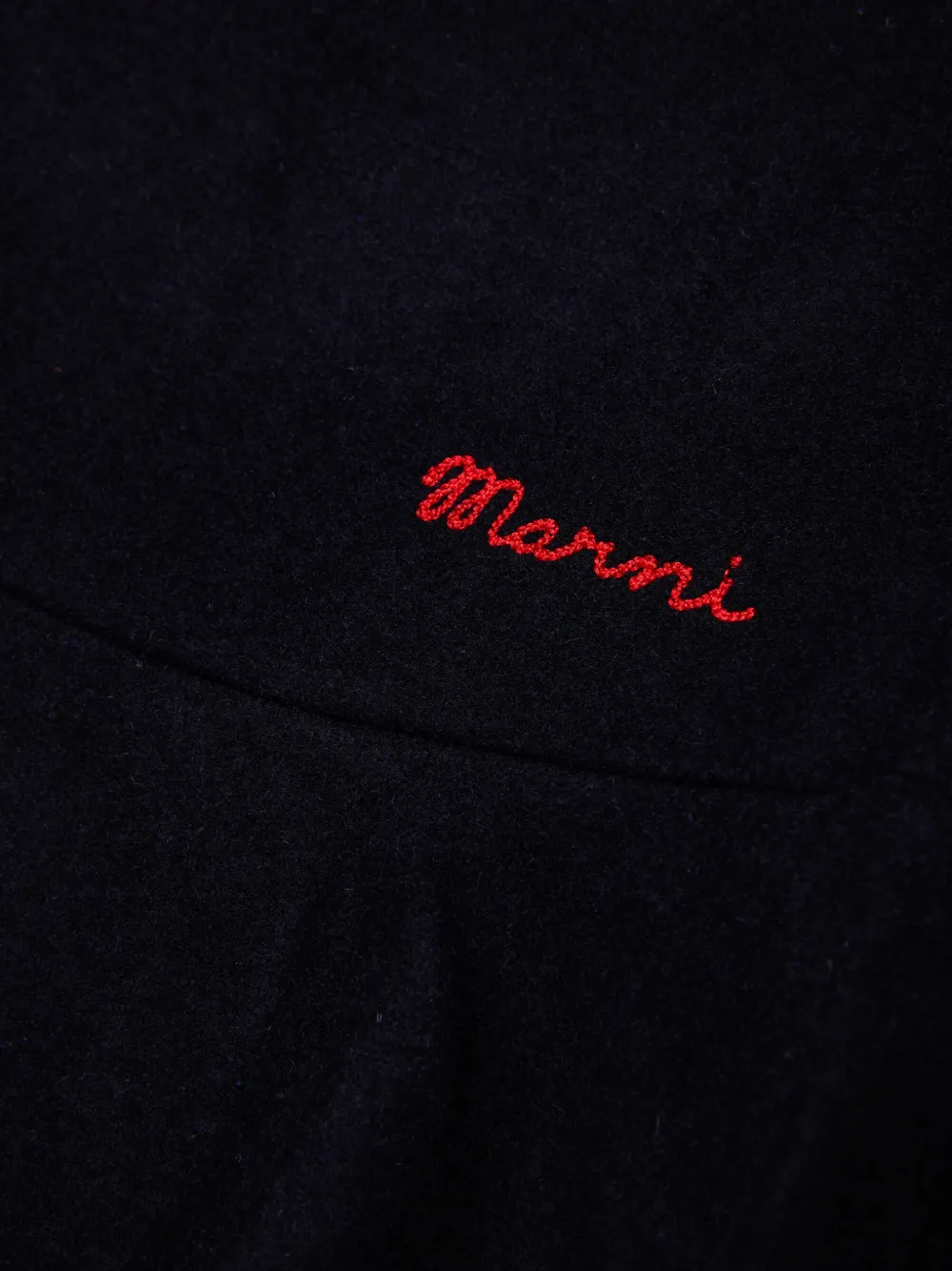Marni Kids Plooirok met geborduurd logo Blauw
