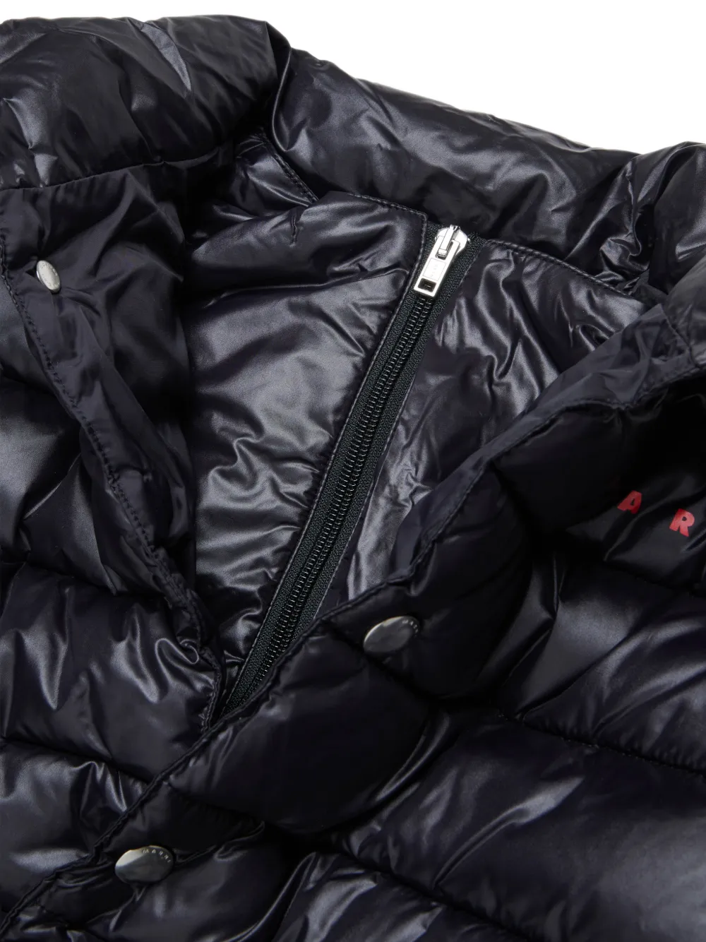 Marni Kids quilted padded jacket Zwart