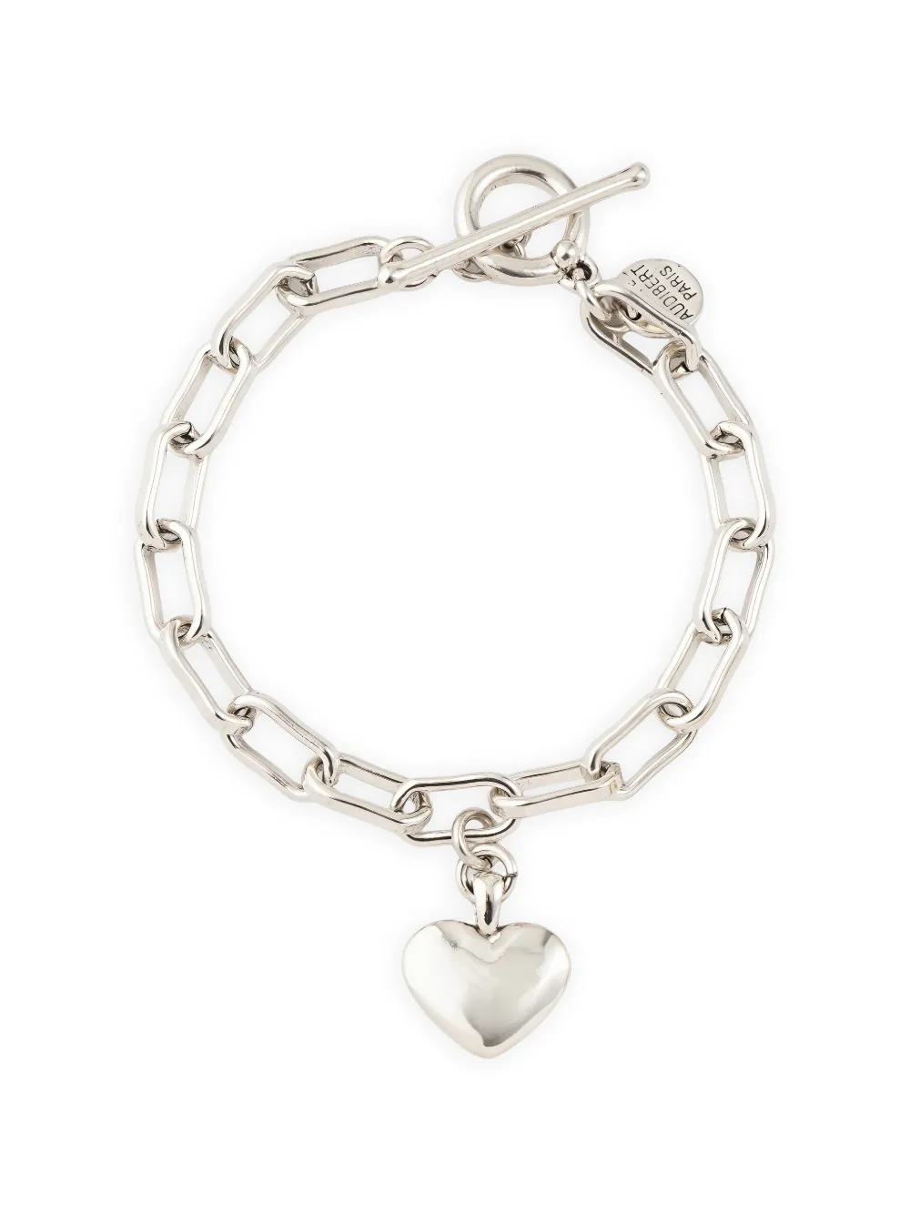 Philippe Audibert Vito heart-pendant bracelet - Argento