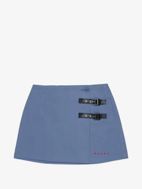 Marni Kids Rok met geborduurd logo en gespdetail