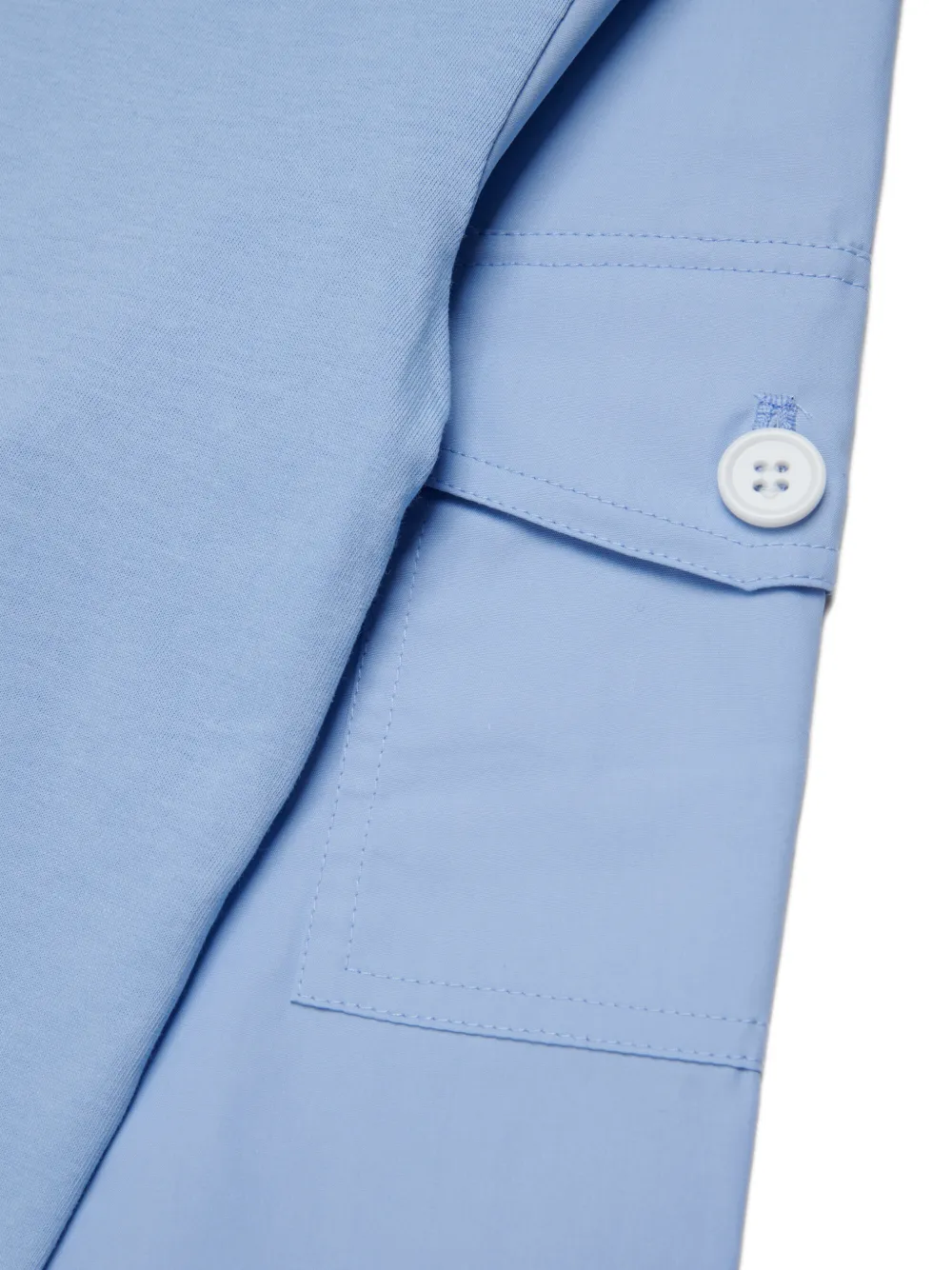 Marni Kids shirt met logoprint Blauw