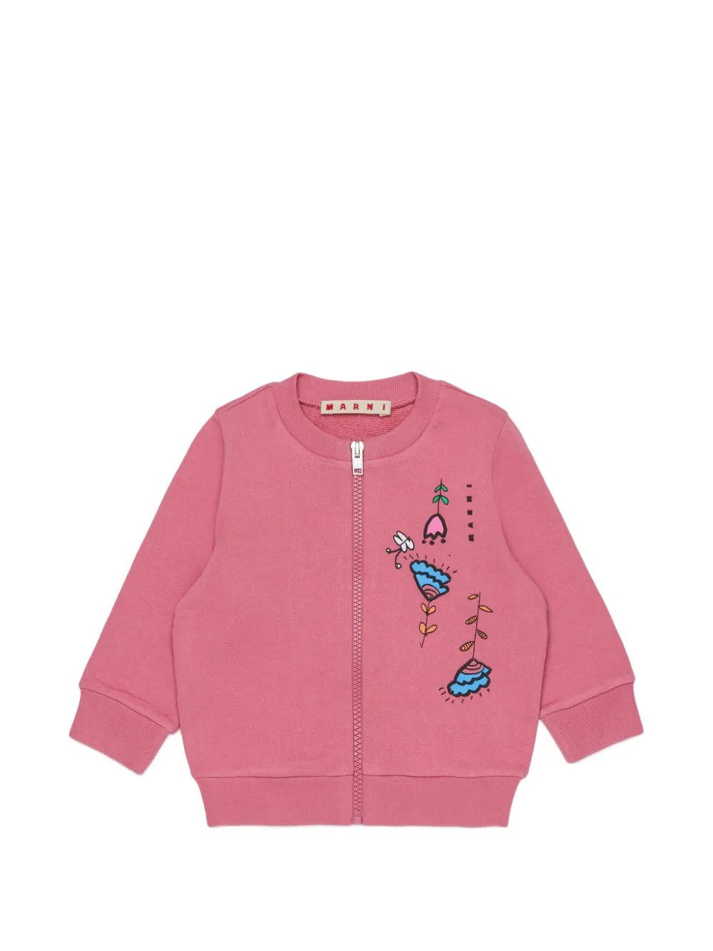 Marni Kids Maglione a fiori - Rosa