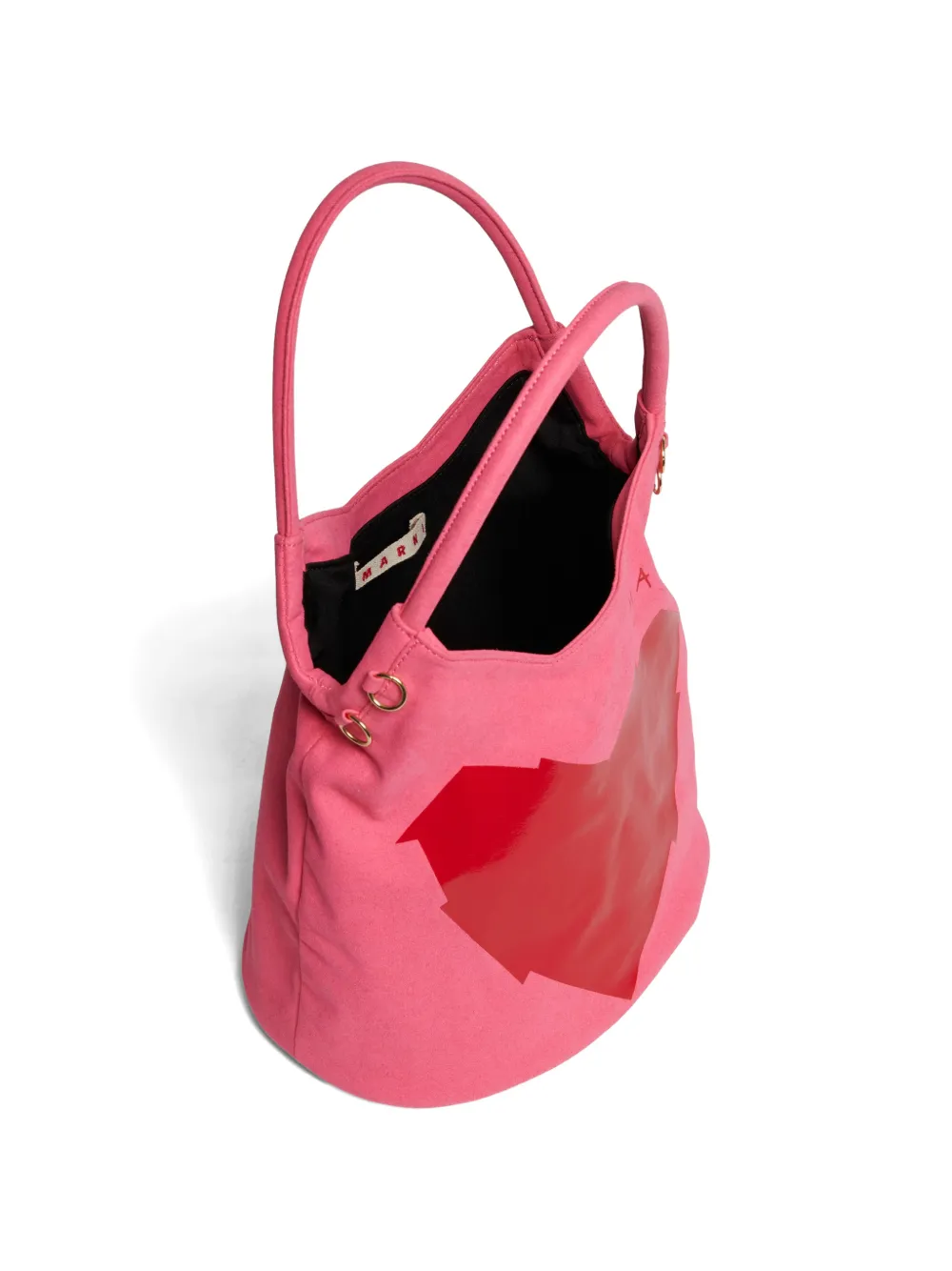 Marni Kids Shopper met hartprint Roze