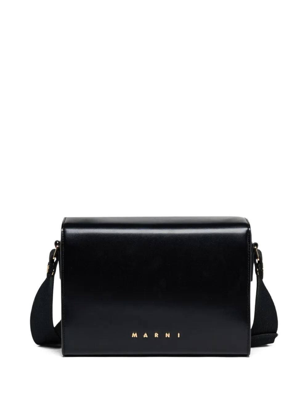 Marni Kids Borsa a spalla Vivian con applicazione logo - Nero