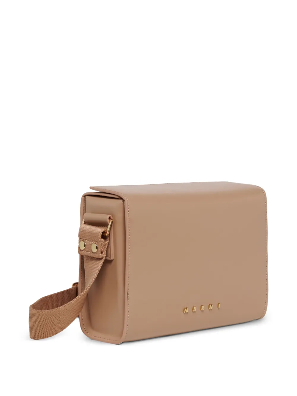 Marni Kids Vivian sherpa schoudertas Beige