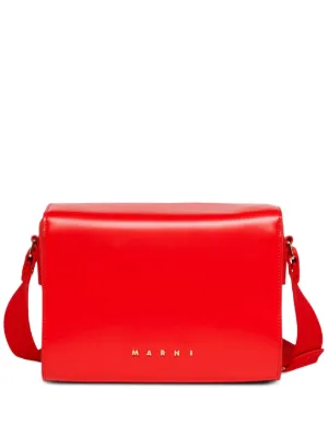 Marni Kids Smile ショルダーバッグ | レッド | FARFETCH JP