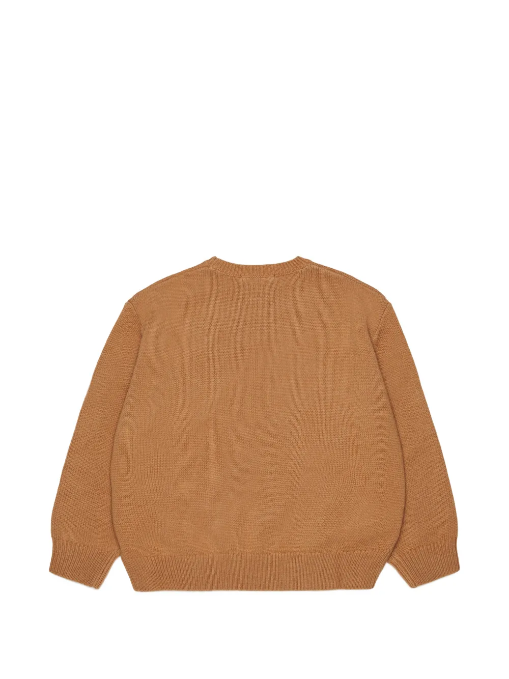 Marni Kids Gebreide top met geborduurd logo Bruin