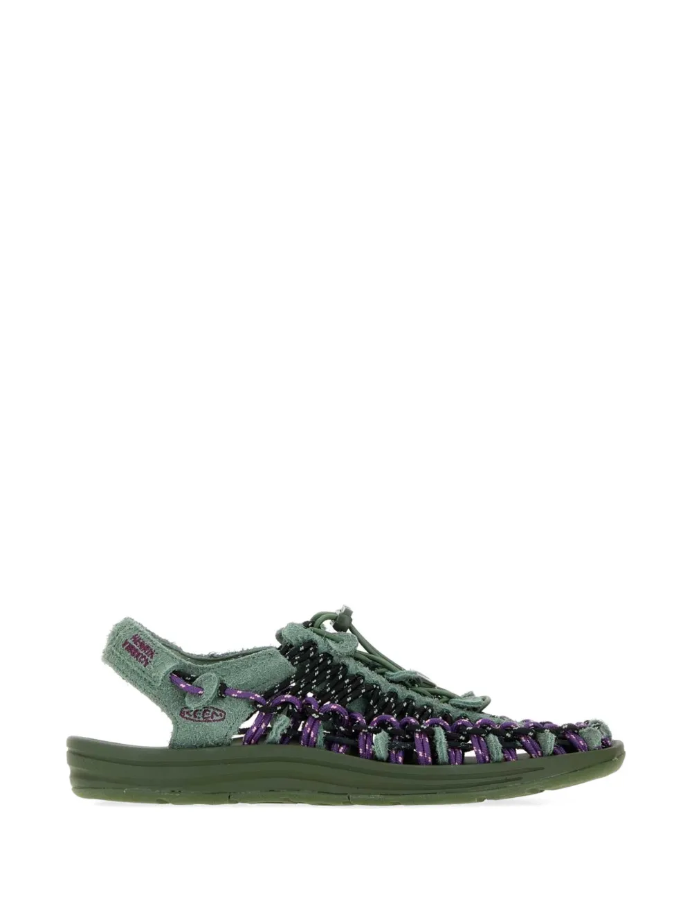 KEEN FOOTWEAR suede Uneek Lea sneakers - Verde