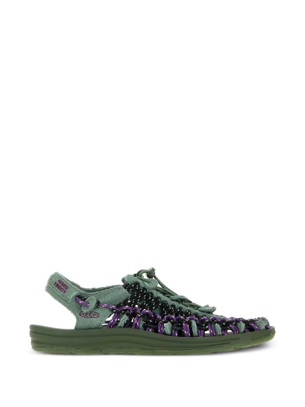 KEEN FOOTWEAR suede Uneek Lea sneakers - Verde