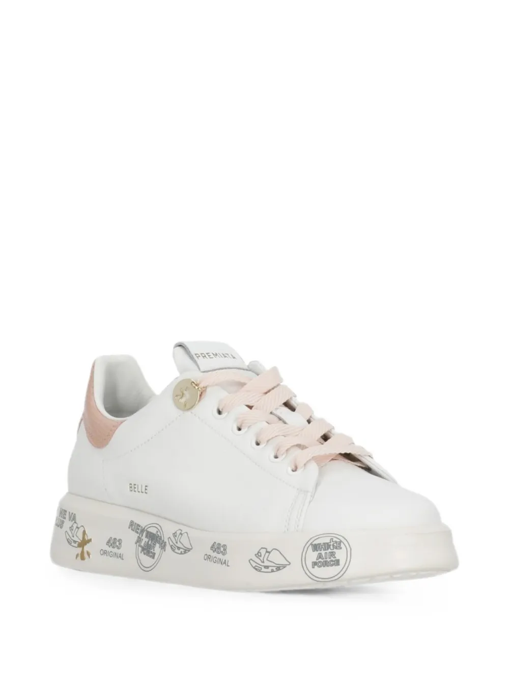 Premiata Belle 8159 logo-print sneakers Wit