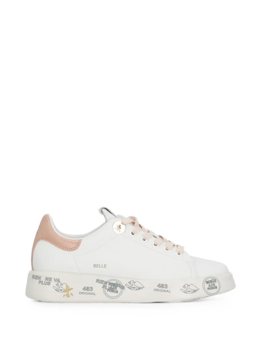 Premiata Belle 8159 logo-print sneakers - Bianco