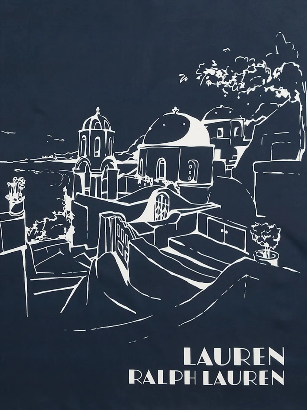 Lauren Ralph Lauren Sjaal met print Blauw