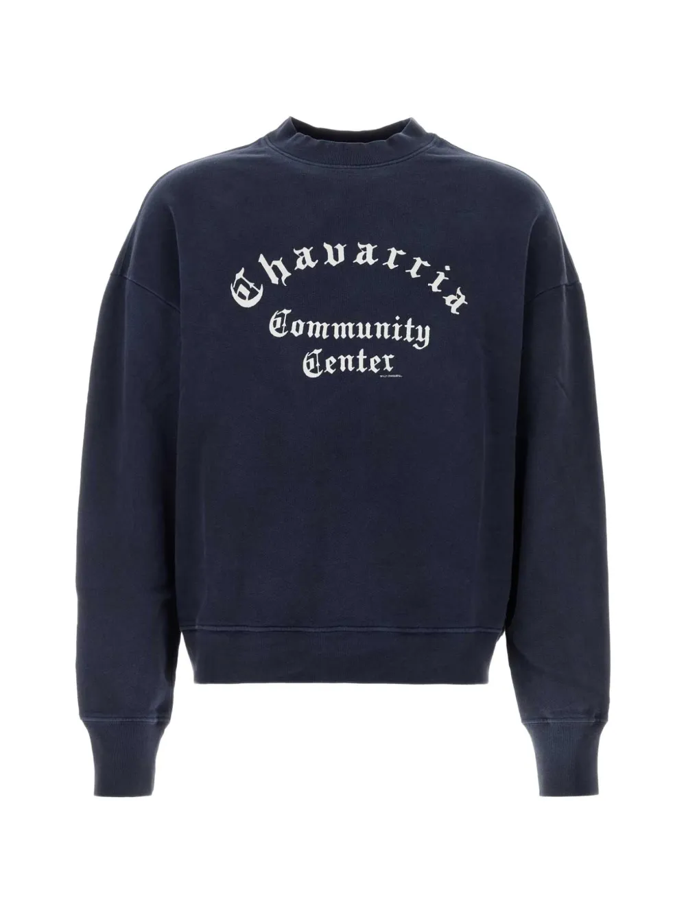 Willy Chavarria 훌리건 크루 넥 스웨터 | 블루 | Image 1