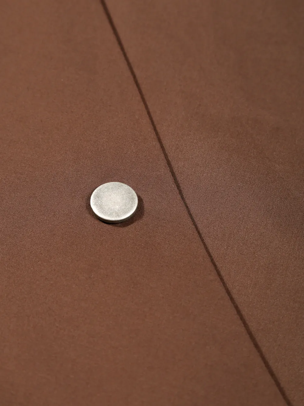 THELATEST Asymmetrische popeline broek Bruin