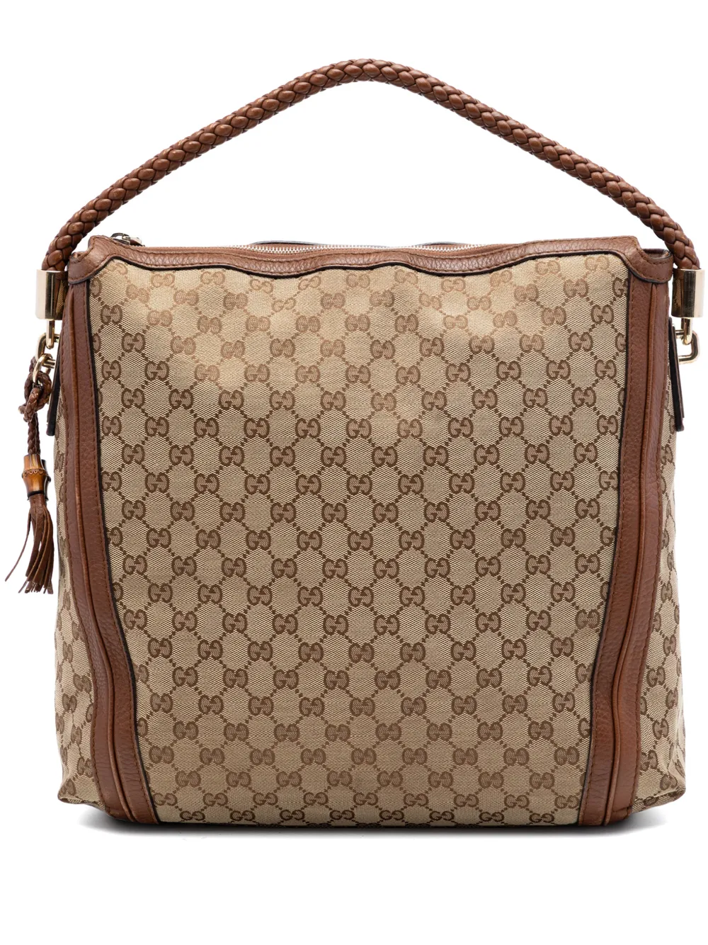 Gucci Pre-Owned 2016-2026 Large GG Canvas Bella tote bag - Toni neutri