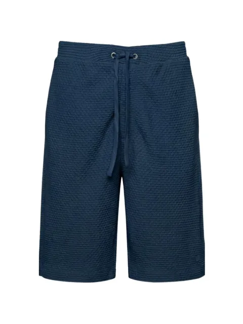 Emporio Armani bermudas texturizadas con cordones