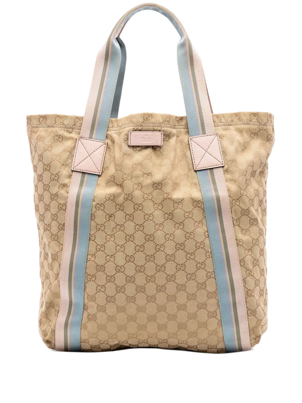 Gucci Pre-Owned 2016-2026 GG Canvas Web tote bag - Rosa