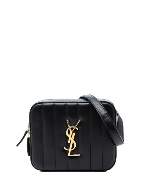 Saint Laurent Pre-Owned 2018 Matelasse Lambskin Monogram Vicky belt bag