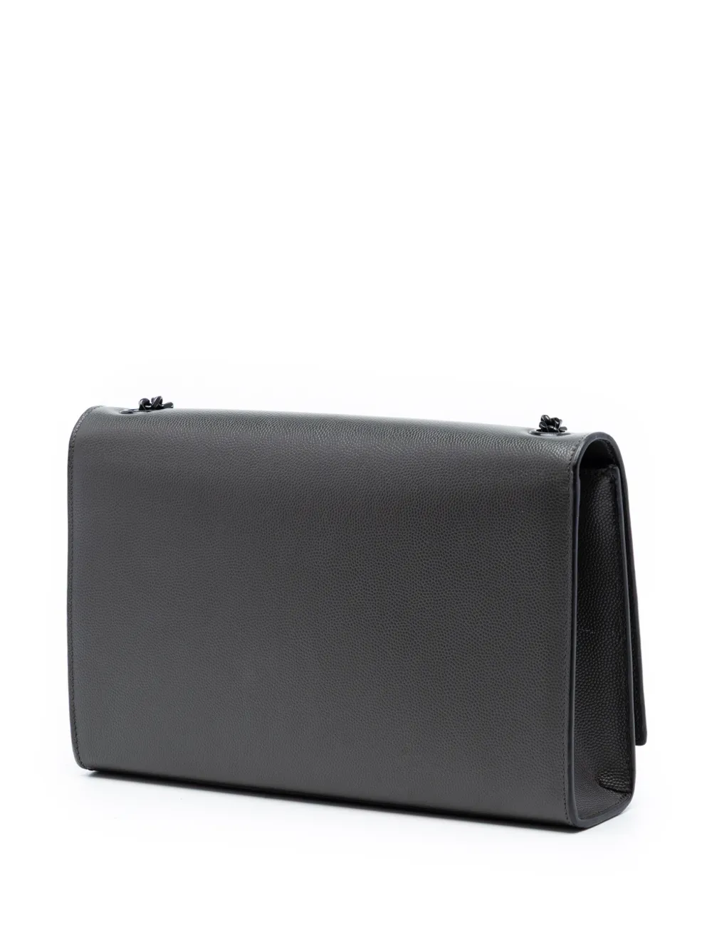  Saint Laurent Pre-owned Bandolera Monochrome Kate Mediana De Grain De Poudre Con Monograma 2016 - Gris 