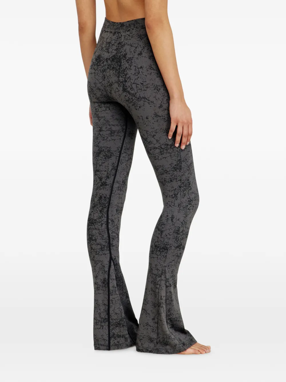 Diesel Fared legging met print Grijs