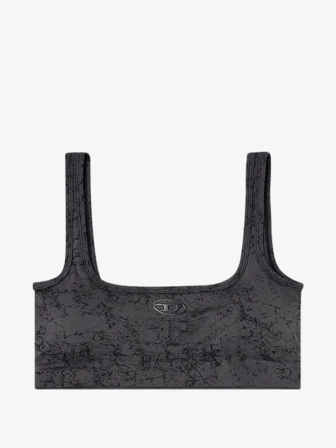Diesel printed seamless sports bra