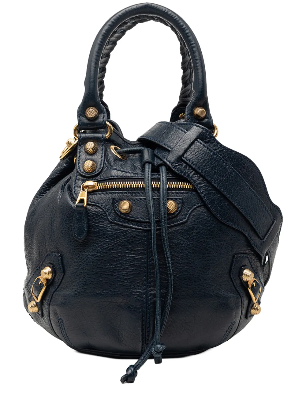 Balenciaga Pre-Owned Borsa a tracolla Motocross Giant 12 Pompon mini 2015 - Blu